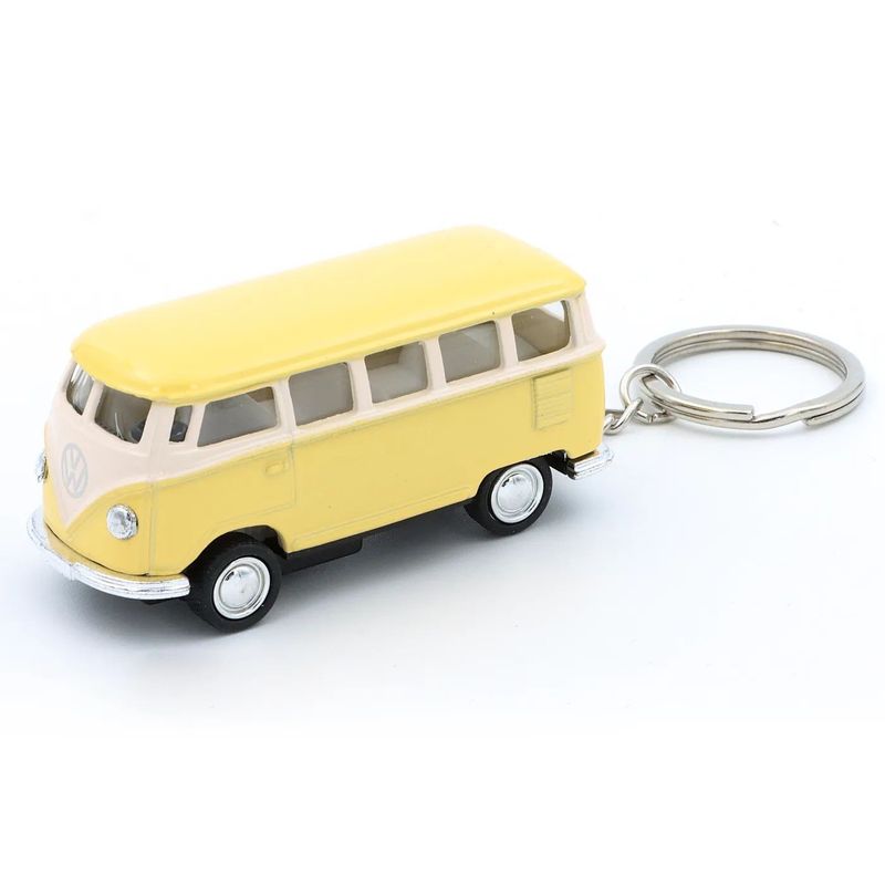 1962 Volkswagen Classical Bus - Nyckelring - Kinsmart - 1:64 - Pastellgul