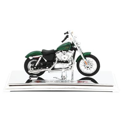 2012 XL 1200V Seventy-Two - Harley - Grön - Maisto - 1:18