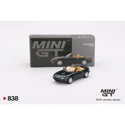 Mazda MX-5 Eunos Roadster V-Special - Grön - Mini GT - 1:64