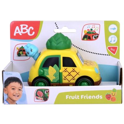 Ananas - Leksaksbil från 1 år - Fruit Friends - ABC