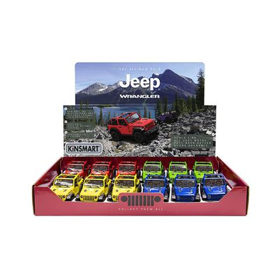 2018 Jeep Wrangler - Kinsmart - 1:34 - Röd