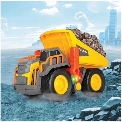 Volvo Dumper - Power Dump Truck - Dickie Toys - 30 cm