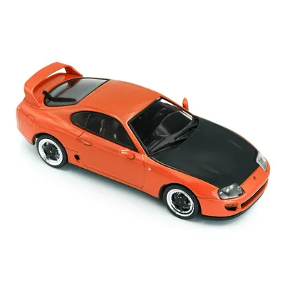 Toyota Supra MKIV 2JZ (A80) - 2001 - Orange / Svart - Solido - 1:43