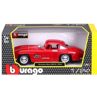Mercedes-Benz 300 SL (1954) - W198 - Rød - Bburago - 1:24