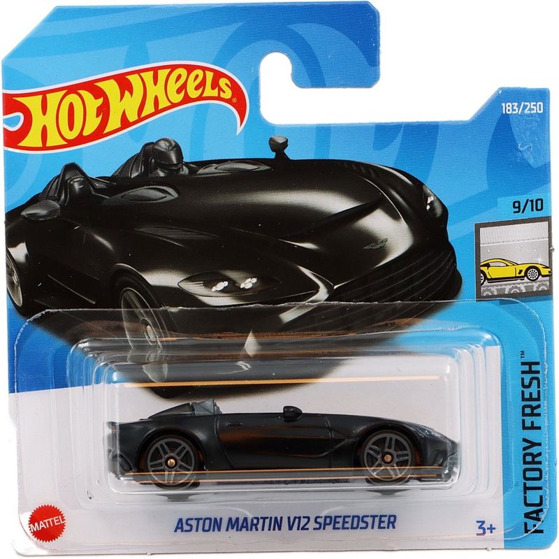 Aston Martin V12 Speedster - Svart - Hot Wheels