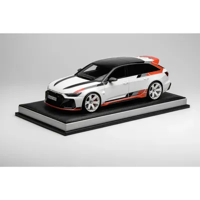 Audi RS 6 Avant GT (C8) - Arkona White - Motorhelix - 1:18