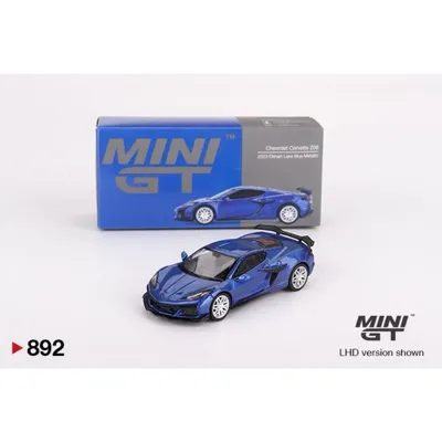 Chevrolet Corvette Z06 - 2023 - Blå - Mini GT - 1:64