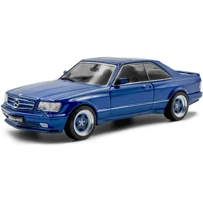 Mercedes-Benz 560 SEC AMG - Blå - 1990 - Solido - 1:43