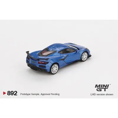 Chevrolet Corvette Z06 - 2023 - Blå - Mini GT - 1:64