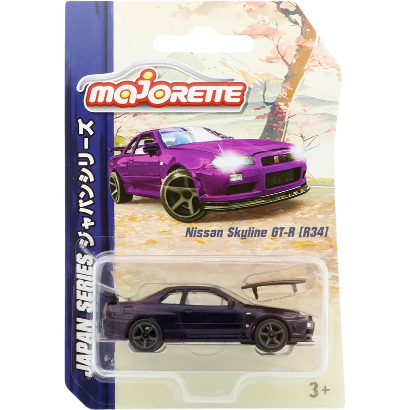 Nissan Skyline GT-R (R34) - Lila - Japan Series - Majorette