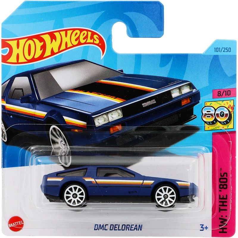 DMC Delorean - HW: The '80s - Blå - Hot Wheels