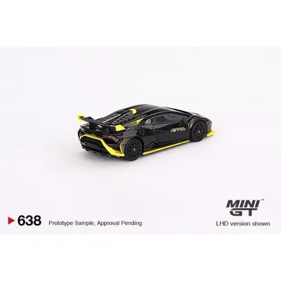 Lamborghini Huracán STO - Svart - 638 - Mini GT - 1:64