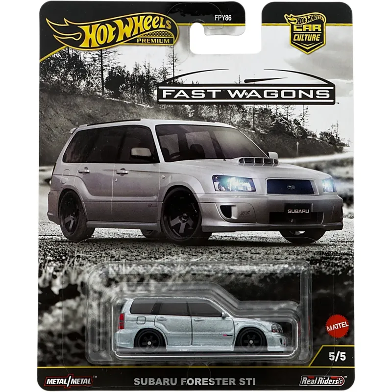 Subaru Forester STi - Grå - Fast Wagons - Hot Wheels