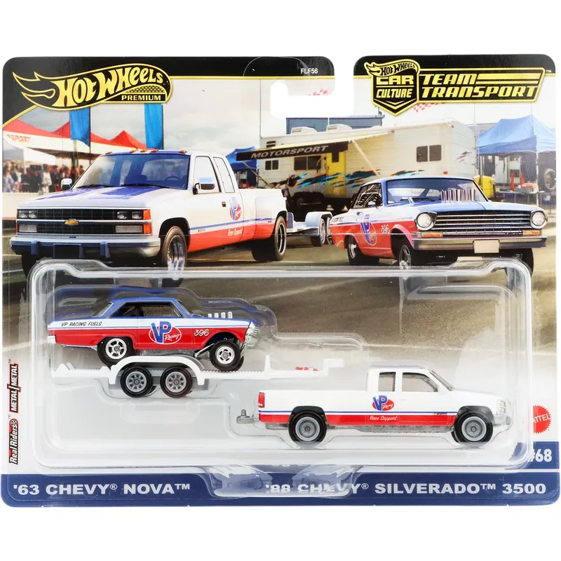 '63 Chevy Nova + '88 Chevy Silverado 3500 - TT #68 - HW