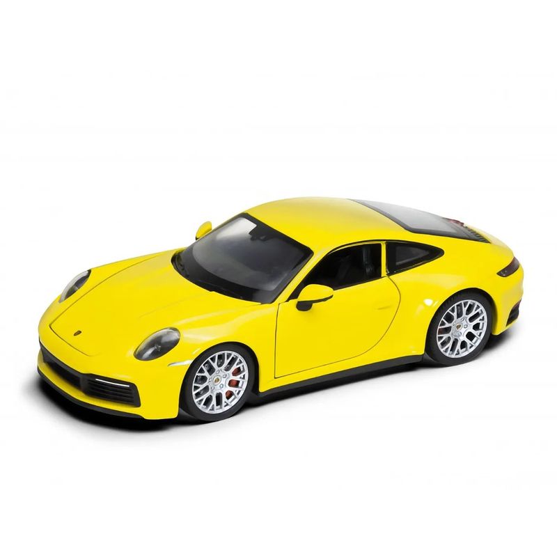 Porsche 911 Carrera 4S - Gul - Welly - 1:24