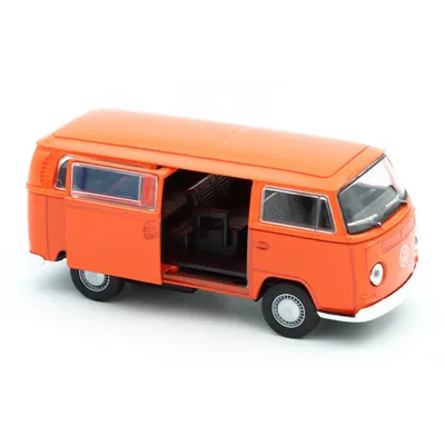 Volkswagen T2 Bus - 1972 - Orange - Welly - 11 cm