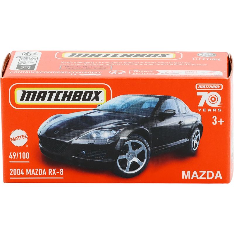 2004 Mazda RX-8 - Svart - Power Grab - Matchbox