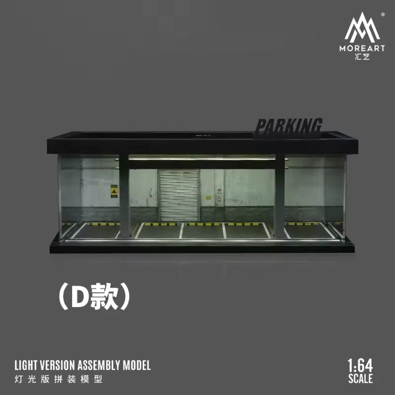 Parking lot - Parkering Diorama - LED-belysning - 1:64