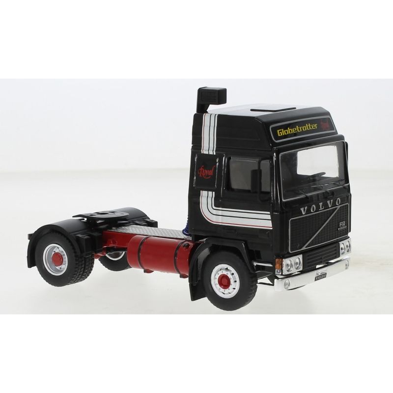 Volvo F12 - 1981 - Svart / Silver - Ixo Models - 1:43