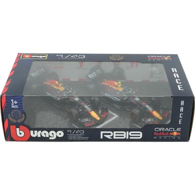 Red Bull RB19 - 2-pack - Verstappen + Perez - Bburago - 1:43