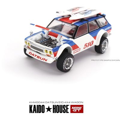 Datsun 510 Wagon 4X4 Surf - 044 - KAIDO - Mini GT - 1:64