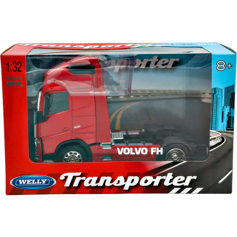 Volvo FH 500 - Dragbil - Röd - Welly - 1:32