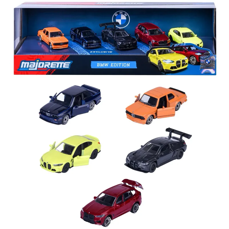 BMW Edition - 5-pack med leksaksbilar - Giftpack - Majorette