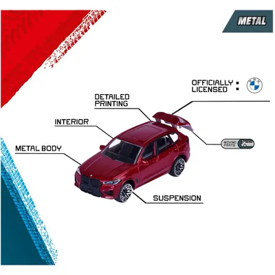 BMW Edition - 5-pack med leksaksbilar - Giftpack - Majorette