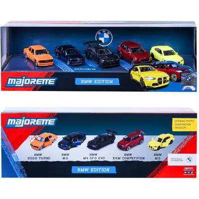BMW Edition - 5-pack med leksaksbilar - Giftpack - Majorette