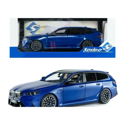 BMW M5 Touring (G99) - 2024 - Blå - Solido - 1:18