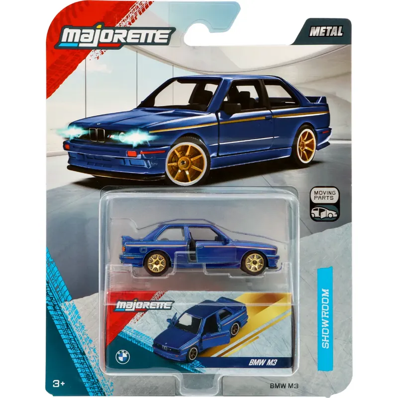 BMW M3 (E30) - Blå - Showroom Deluxe Cars - Majorette