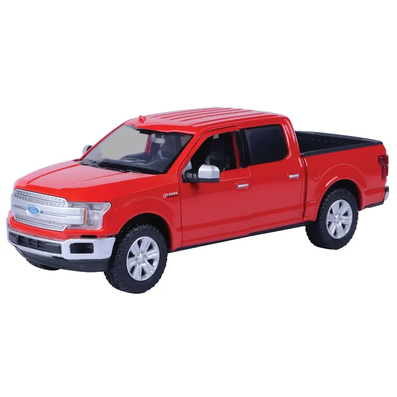 2019 Ford F-150 Lariat Crew Cab - Röd - Motormax - 1:27