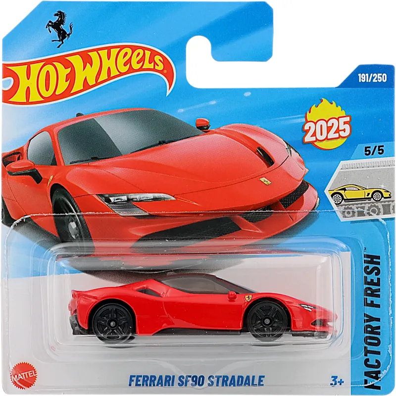 Ferrari SF90 Stradale - Röd - Factory Fresh - 191/250 - Hot Wheels