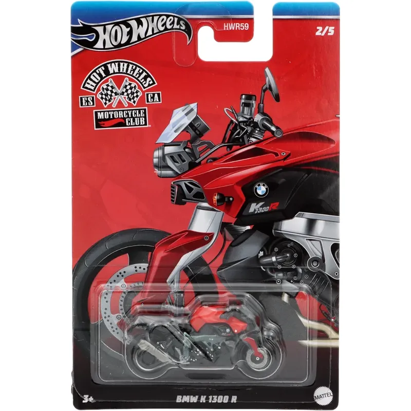 BMW K 1300 R - Röd - Motorcycle Club - 2/5 - Hot Wheels