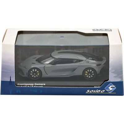 SKADAD FÖRPACKNING - Koenigsegg Gemera - 2021 - Grå - Solido - 1:43