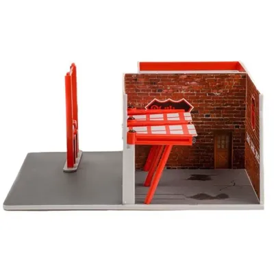 Vintage Gas Station - Phillips 66 - Diorama - GreenLight - 1:64