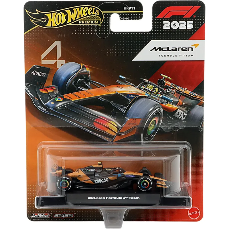McLaren MCL39 - #4 Lando Norris - Hot Wheels Premium