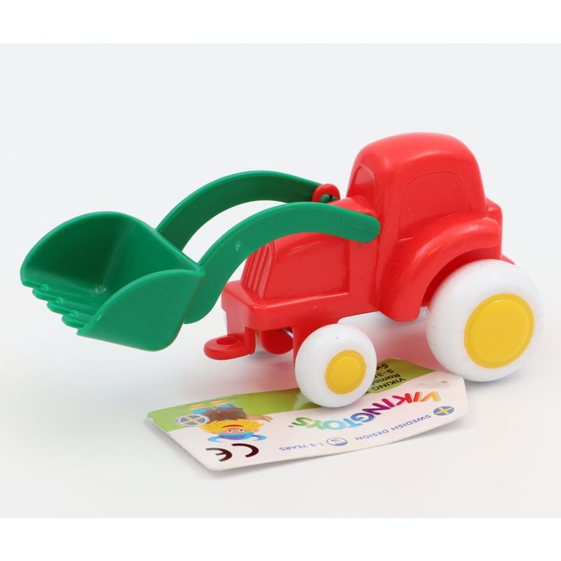 Miniknubbis - Traktor - Viking Toys - Röd