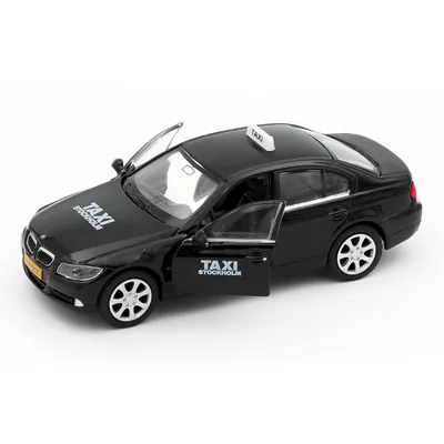 BMW 318i - Taxi Stockholm - Welly - 1:38 - 12 cm