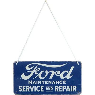 Ford Maintenance Service & Repair - Plåtskylt - 20 x 10 cm