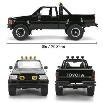 Marty's Skateboard & 1985 Toyota SR5 Pickup - Back to the Future - Jada Toys - 1:24