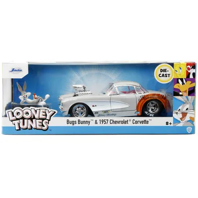 Bugs Bunny & 1957 Chevrolet Corvette - Looney Tunes - Jada - 1:24