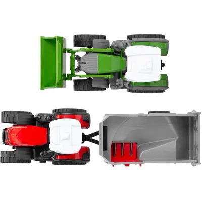 Massey Ferguson + Fendt + Vagn - Farm Set - Dickie Toys