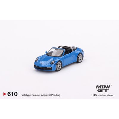 Porsche 911 Targa 4S - Shark Blue - 610 - Mini GT - 1:64