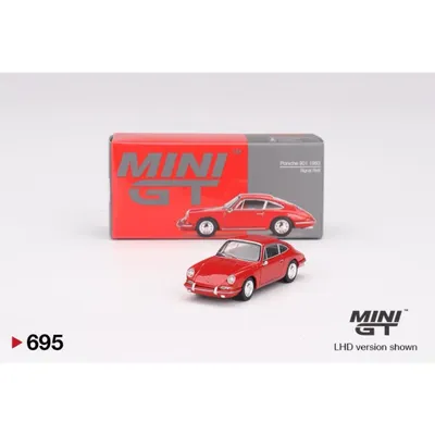 Porsche 901 1963 - Röd - 695 - Mini GT - 1:64