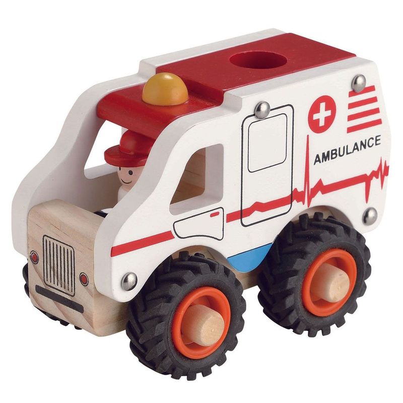 Ambulans träbil från Magni
