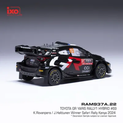 Toyota GR Yaris Rally1 Hybrid - Rovanperä / Halttunen - Kenya 2024 - Ixo - 1:43