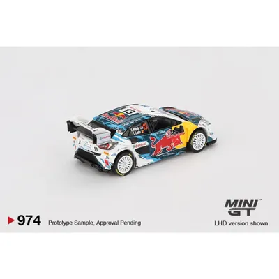 Ford Puma Rally1 #13 - 2024 Rally Monte Carlo - 974 - Mini GT - 1:64