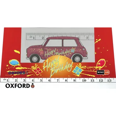 Mini Cooper - Happy Birthday - 1969 - Röd - Oxford - 1:43