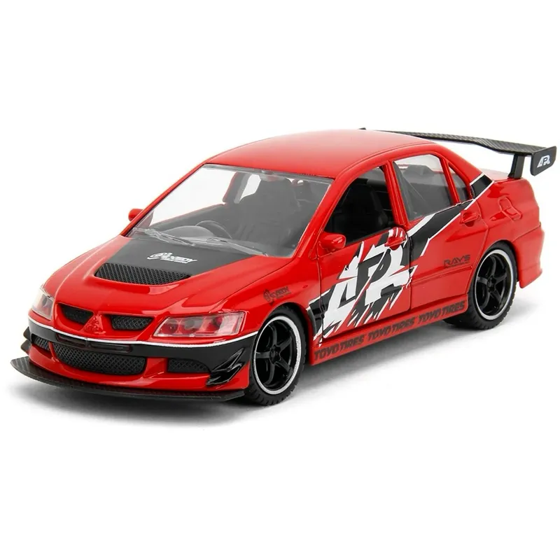 Mitsubishi Lancer Evolution IX - Rød - Fast & Furious - Jada